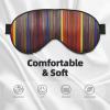 Colorful Brick Print Eye Mask,Silk-Like Sleep Mask,Night Sleeping Mask for Men Women,for Sleep Relaxation view 3