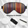 Colorful Brick Print Eye Mask,Silk-Like Sleep Mask,Night Sleeping Mask for Men Women,for Sleep Relaxation view 4
