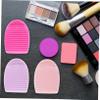 Gatuida Silicone Beauty Brush Cleaning Pad 6pcs Egg Brush Cleaner for Makeup Tools view 4