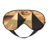 Egyptian Pyramid in Desert01 Print Eye Mask,Silk-Like Sleep Mask,Night Sleeping Mask for Men Women,for Sleep Relaxation view 1