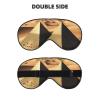 Egyptian Pyramid in Desert01 Print Eye Mask,Silk-Like Sleep Mask,Night Sleeping Mask for Men Women,for Sleep Relaxation view 2