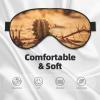 Desert Cactus Print Eye Mask,Silk-Like Sleep Mask,Night Sleeping Mask for Men Women,for Sleep Relaxation view 3