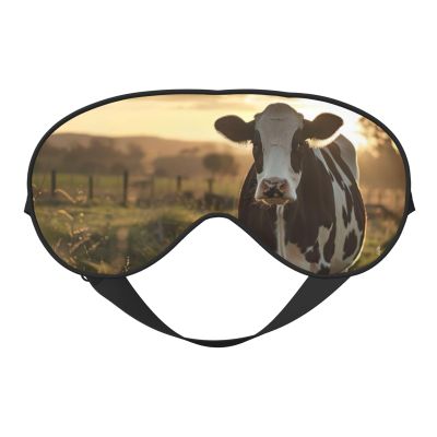 Dairy Cow Print Eye Mask,Silk-Like Sleep Mask,Night Sleeping Mask for Men Women,for Sleep Relaxation