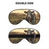 Dairy Cow Print Eye Mask,Silk-Like Sleep Mask,Night Sleeping Mask for Men Women,for Sleep Relaxation view 2