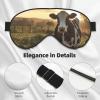 Dairy Cow Print Eye Mask,Silk-Like Sleep Mask,Night Sleeping Mask for Men Women,for Sleep Relaxation view 4
