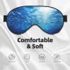 Fish Print Eye Mask,Silk-Like Sleep Mask,Night Sleeping Mask for Men Women,for Sleep Relaxation view 3