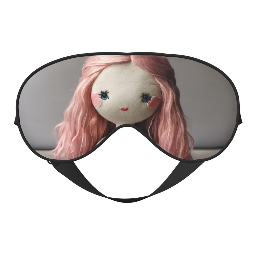 Mermaid Doll 01 Print Eye Mask,Silk-Like Sleep Mask,Night Sleeping Mask for Men Women,for Sleep Relaxation