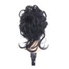 zhongxlla Hair Bun, Fluffy Messy Hair Bun Ring Ball Head Coil Wig Grab Clip Long Beard Braid Hair Accessory For Women Girls(Black) view 1