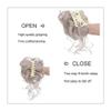 zhongxlla Hair Bun, Fluffy Messy Hair Bun Ring Ball Head Coil Wig Grab Clip Long Beard Braid Hair Accessory For Women Girls(Black) view 4