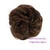 zhongxlla Hair Bun, Messy Curly Clip-in Hair Bun - Fake Chignon Scrunchie Tails For Women Girls(Dark brown) view 2