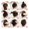zhongxlla Hair Bun, Messy Curly Clip-in Hair Bun - Fake Chignon Scrunchie Tails For Women Girls(Dark brown) view 3