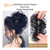 zhongxlla Hair Bun, Messy Curly Clip-in Hair Bun - Fake Chignon Scrunchie Tails For Women Girls(Dark brown) view 4