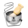 BIUDECO Stainless Steel Dish Rack Beard Brush Stand Kit Razor Brush Supply for Mustache Goatee Whiskers view 1