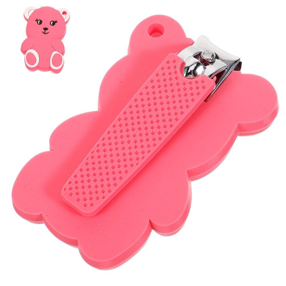 Abaodam Cute Animal Baby Nail Clippers Set Safety Toddler Nail Trimmer Silicone Grip Infant Fingernail Care Tool for Newborns and Boys and Girls