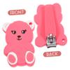 Abaodam Cute Animal Baby Nail Clippers Set Safety Toddler Nail Trimmer Silicone Grip Infant Fingernail Care Tool for Newborns and Boys and Girls view 4