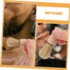 Didiseaon 4pcs Men's Shaving Brush Soft Bristles Beard Grooming Tool for Home and Barber Use Effortlessly Cleans Loose Hair for Dad and Boyfriend view 3