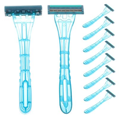 FOYTOKI 20pcs Individually Wrapped Face Razors for Women Hair Remover Body Hair Trimmer Women Razor Depilator Bulk Pack Travel Shaver