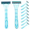 FOYTOKI 20pcs Individually Wrapped Face Razors for Women Hair Remover Body Hair Trimmer Women Razor Depilator Bulk Pack Travel Shaver view 1