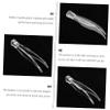 SOLUSTRE 25pcs Plastic Tweezers Scale Tweezers for Weight Block Balancing and Makeup Application Curved Design for Easy Handling Lightweight and Portable view 3