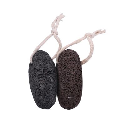 FOMIYES 2pcs Natural Pumice Stone for Feet Exfoliation Callus Remover and Dead Skin Scrubber Random Mixed Color for Foot Care and Massage