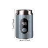ChuYiElegance Men's Facial Hair Trimmer, USB Mini Shaver for Grooming And Travel, blue view 2