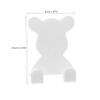 DIYEAH Razor Stand for Men Shower Wall Razor Holder Shaving Brush and Tool Stand Sturdy Plastic Shaving Supply view 2