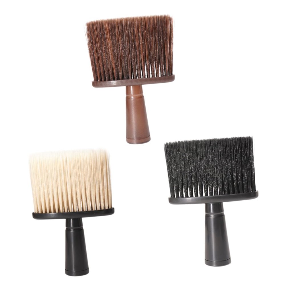 FOYTOKI 3Pcs Neck Duster Hair Removal Brush Set Professional Barber Hair Duster for and Styling Soft Bristles for Salon Use