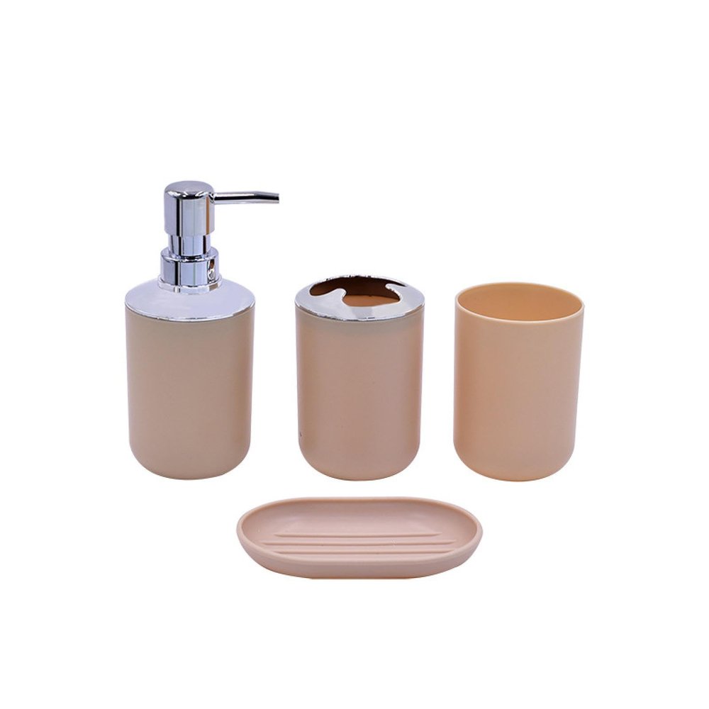 Imitation Resin Bathroom Four-Piece Toiletry Set