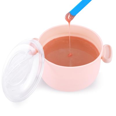 16.9oz Portable Electric Wax Warmer, Mini Silicone Wax Heater for Hard & Soft Wax Beads, Fast Heating Salon-Quality Hair Removal for Bikini Line, Legs, Arms, Biodegradable & Aluminum, Easy Clean