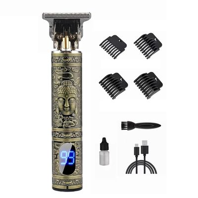 Hair Clippers for Men, LCD Display T9 Electric Hairber 0mm Shaver Hair Trimer Home Appliances Travel Barber Razors Shaving Machine For Men Trimmer Man(Buddha)