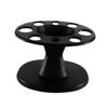 Black PP Comb Stand with 8 Holes for Salon Countertop Storage view 1