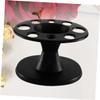 Black PP Comb Stand with 8 Holes for Salon Countertop Storage view 3
