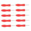 PENIKOKO 10pcs Stainless Steel Eyelash Glue Bottle Opening Needles Blocking Pins for Nozzle Piercing Salon Supplies view 1