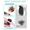 Human Braiding Hair for Boho Braids Bulk Human Hair 6 Bundles/Pack 150g 22 Inch Deep Wave Bulk Boho Hair for Braiding Curly Knotless 12A Brazilian Virgin No Weft Wet and Wavy Chocolate Brown 4# view 4