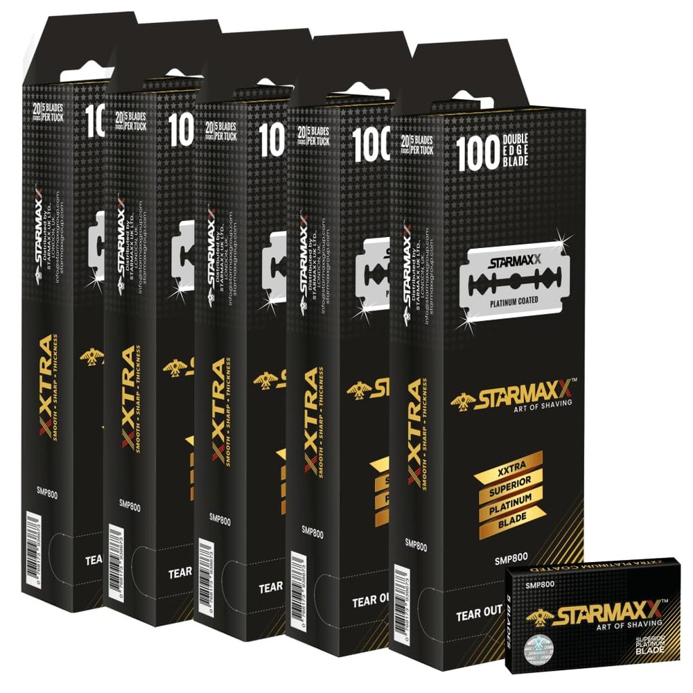 100 "Premium" double-edge razor Blades