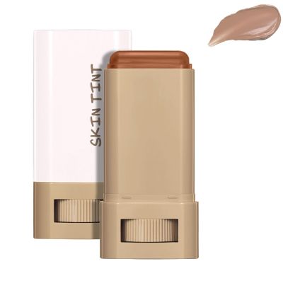 Serum Boosted Skin Tint Balm, Long-lasting Solid Foundation Stick, Tinted Moisturizing Beauty Balm, Face Makeup Concealer, Hydrates, Natural Finish Makeup (#3, 0.63oz)