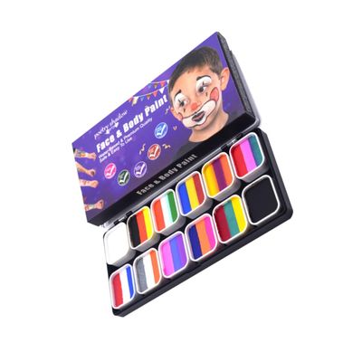 FOYTOKI Halloween Face Body Paint Colors Water-soluble Pigment for Makeup Cosplay Art Safe Gentle for Skin for Parties Creative Designs