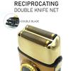 Men's Shaver, Men's Shaving Machine LED Display Double Foil Cordless Oil Head USB Professional Electric Shaver view 4