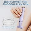 Electric Shaver for Women, Waterproof Hair Shaver Razors for Legs, Arm, Underarms, Bikini, USB Rechargeable, Wet & Dry Waterproof Bikini Trimmer for Woman, Purple view 2
