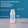 1 Pc Transparent Empty Reusable Airless Vacuum Pump Bottle, Leakproof Travel Cream Lotion Toner Foundation Liquid Container (10ml) view 2