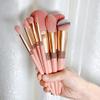10pcs Diamond Makeup Brushes Set Cosmetics Blending Tool Powder Foundation Blush Highlight Eyeshadow Eyebrow Eyelash Brush view 3