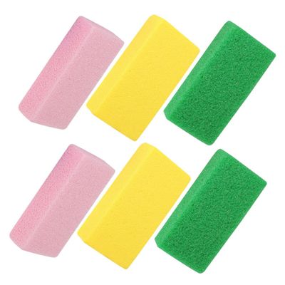 LIFKOME 6pcs Pumice Stone Foot Scrubber for Exfoliating Body Scrubber Dead Skin Foot File