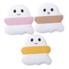 VICASKY 3pcs Cute Ghost Makeup Puff Dual-use Face Powder for Women Wet Dry Application Gentle Texture Compact for Travel for Beginners and Professionals view 1