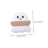 VICASKY 3pcs Cute Ghost Makeup Puff Dual-use Face Powder for Women Wet Dry Application Gentle Texture Compact for Travel for Beginners and Professionals view 2