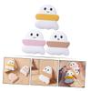VICASKY 3pcs Cute Ghost Makeup Puff Dual-use Face Powder for Women Wet Dry Application Gentle Texture Compact for Travel for Beginners and Professionals view 4