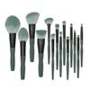 14pc Makeup Brush Set Full Set Large Fan Shaped Loose Powder Brush Beauty Tools Eye Shadow Brushes view 1