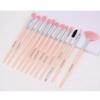12 Eye Makeup Brushes Set Soft Bristles Eye Shadow Brush Nose Shadow Detail Eye Liner Brush(Argento) view 4