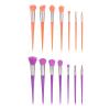 7pcs Fluorescent Makeup Brushes Set Diamond Powder Eye Shadow Beauty Tools(D) view 3