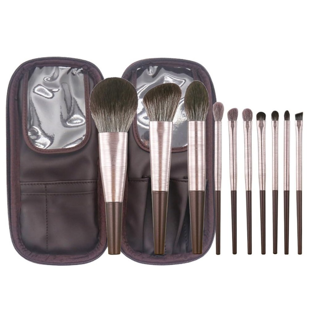10 pieces of makeup brush set huge soft powder powder blusher eye shadow brush full set of beauty makeup brush