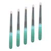 VICASKY 5pcs Professional Nail File Stainless Files for Fingernails Toenails Buffer Cuticle Bit for Manicure view 1